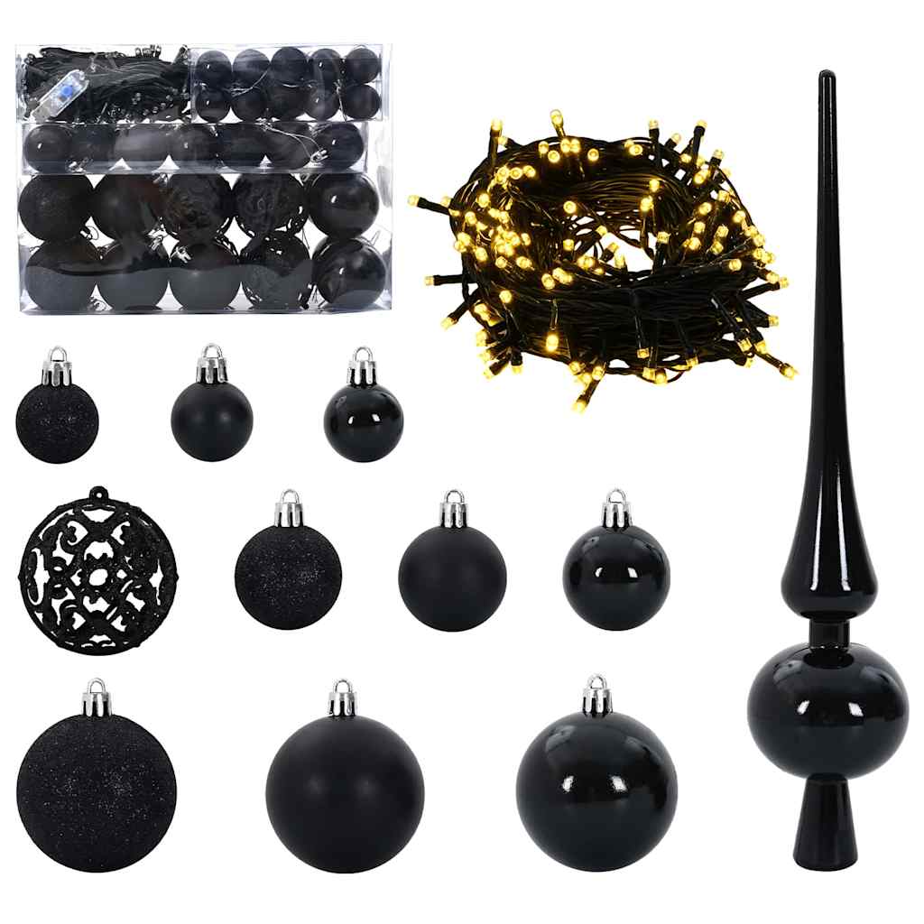 Künstlicher Weihnachtsbaum 150 cm 150 LEDs Warmes Weiß Grün