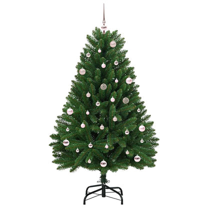 Künstlicher Weihnachtsbaum 150 cm 150 LEDs Warmes Weiß Grün