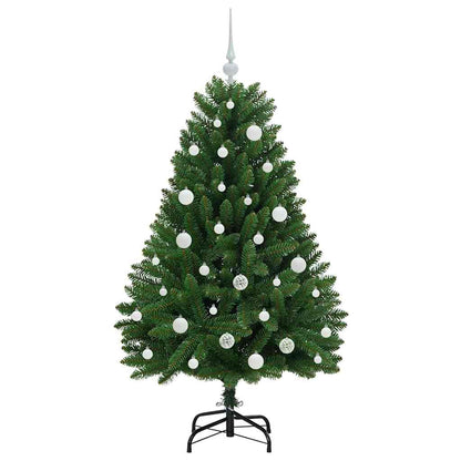 Künstlicher Weihnachtsbaum 150 cm 150 LEDs Warmes Weiß Grün