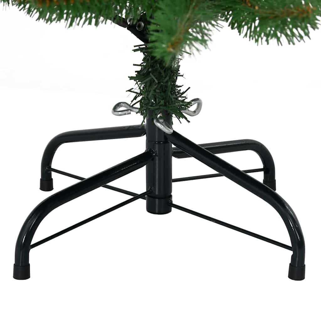 Künstlicher Weihnachtsbaum 150 cm 150 LEDs Warmes Weiß Grün