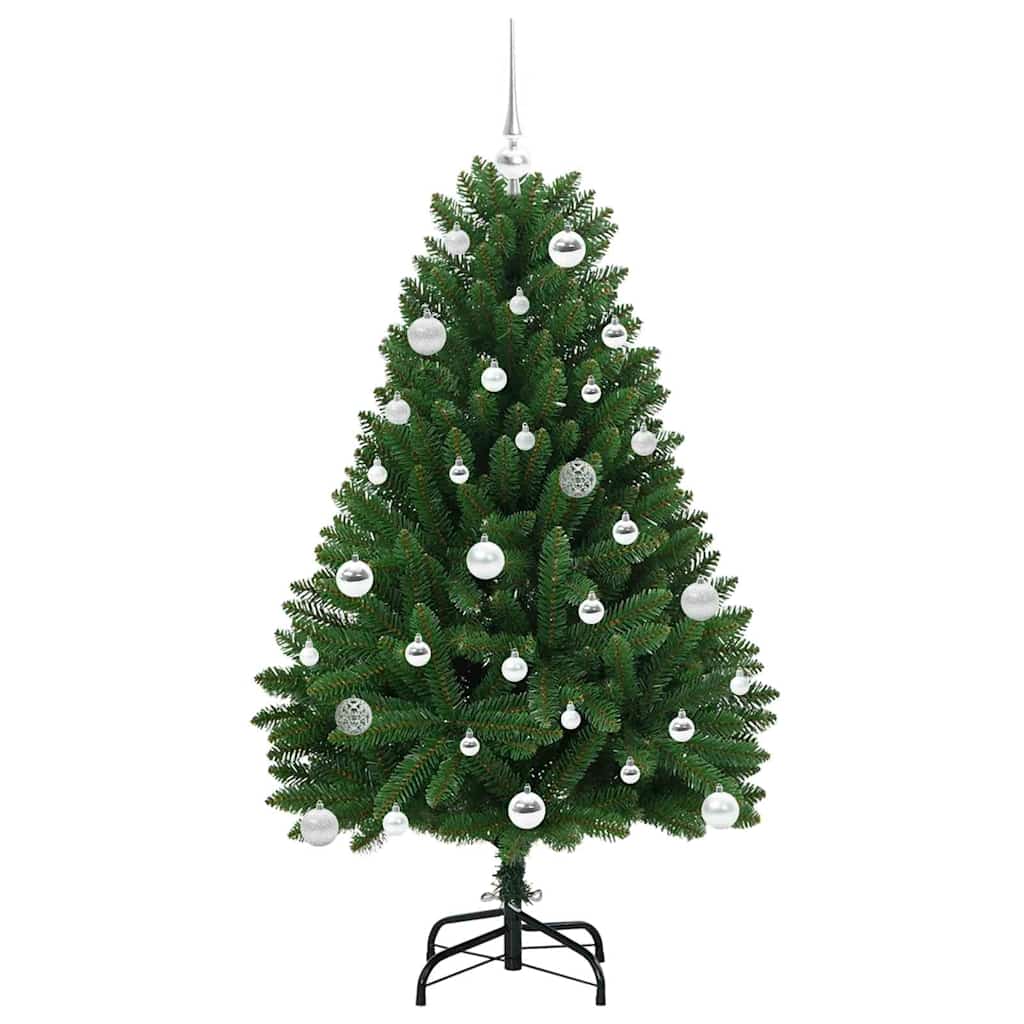 Künstlicher Weihnachtsbaum 150 cm 150 LEDs Warmes Weiß Grün