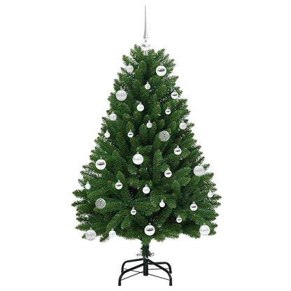 Künstlicher Weihnachtsbaum 150 cm 150 LEDs Warmes Weiß Grün