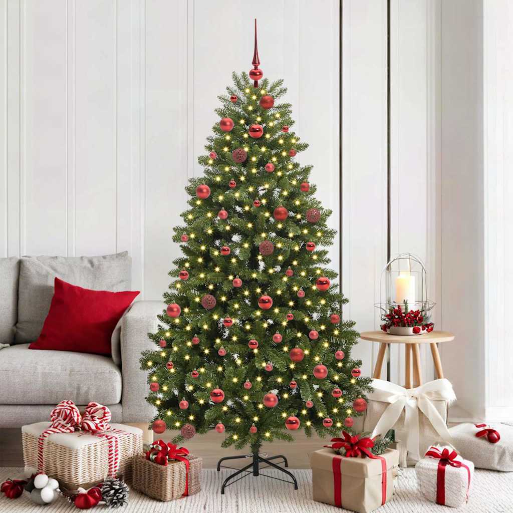 Künstlicher klappbarer Weihnachtsbaum 180 cm 300 LEDs