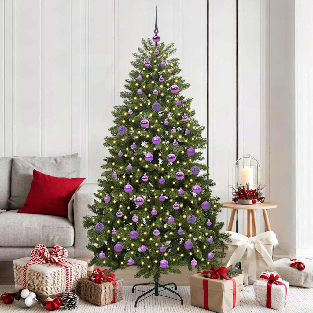 Künstlicher klappbarer Weihnachtsbaum 180 cm 300 LEDs