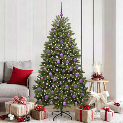 Künstlicher klappbarer Weihnachtsbaum 180 cm 300 LEDs