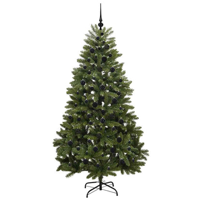 Künstlicher Weihnachtsbaum 210 cm 300 LEDs Warmes Weiß Grün