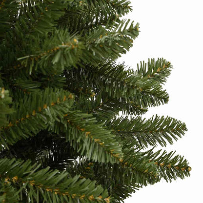 Künstlicher Weihnachtsbaum 210 cm 300 LEDs Warmes Weiß Grün