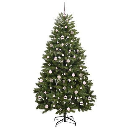Künstlicher Weihnachtsbaum 210 cm 300 LEDs Warmes Weiß Grün