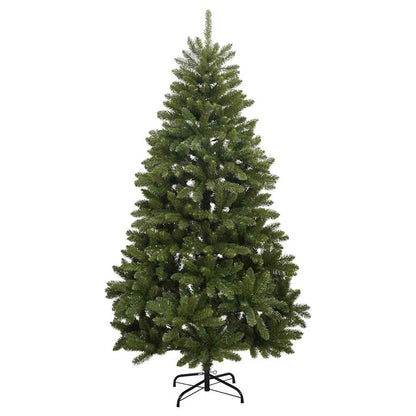 Künstlicher Weihnachtsbaum 210 cm 300 LEDs Warmes Weiß Grün