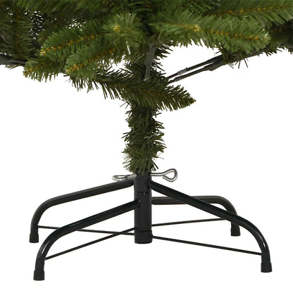Künstlicher Weihnachtsbaum 210 cm 300 LEDs Warmes Weiß Grün