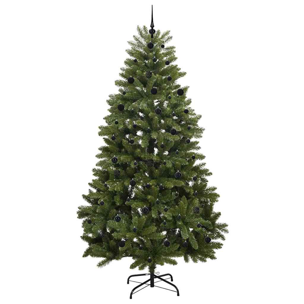 Künstlicher Weihnachtsbaum 240 cm 300 LEDs Warmes Weiß Grün