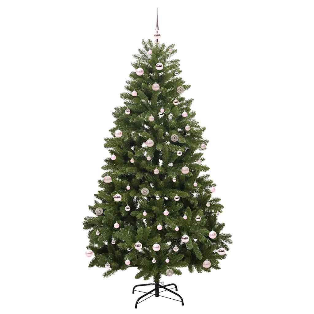 Künstlicher Weihnachtsbaum 240 cm 300 LEDs Warmes Weiß Grün