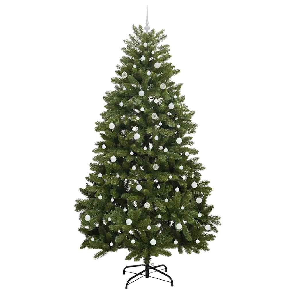Künstlicher Weihnachtsbaum Grün 240 cm PVC und Metall
