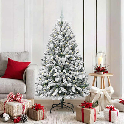 Künstlicher Weihnachtsbaum 150 cm 150 LEDs Warmes Weiß