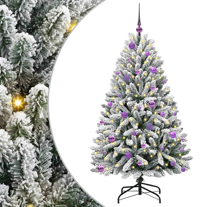 Künstlicher Weihnachtsbaum 150 cm 150 LEDs Warmes Weiß