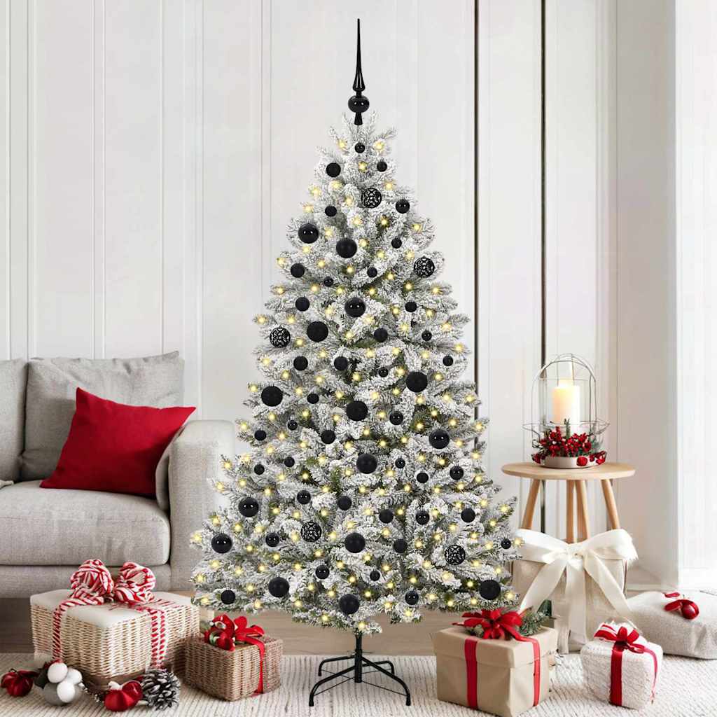 Künstlicher Weihnachtsbaum 180 cm 300 LEDs Warmes Weiß