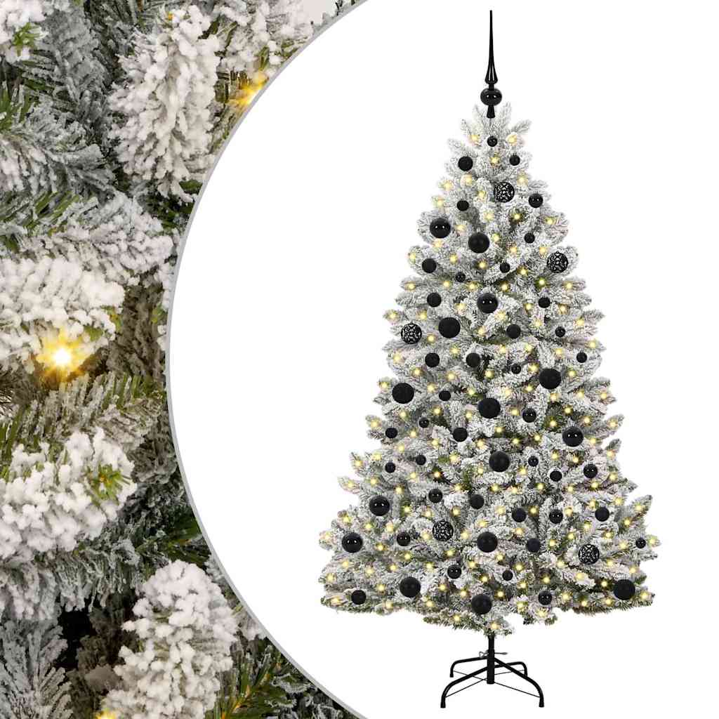Künstlicher Weihnachtsbaum 180 cm 300 LEDs Warmes Weiß