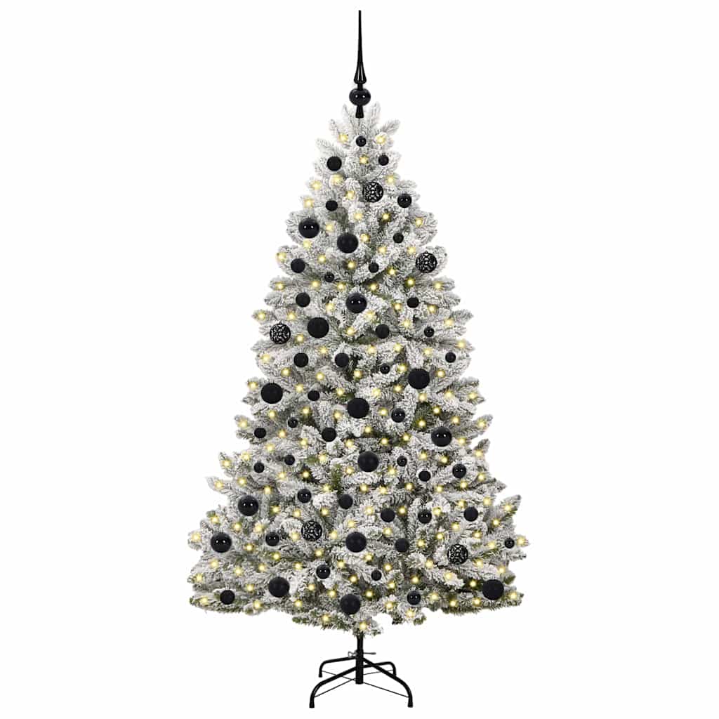 Künstlicher Weihnachtsbaum 180 cm 300 LEDs Warmes Weiß