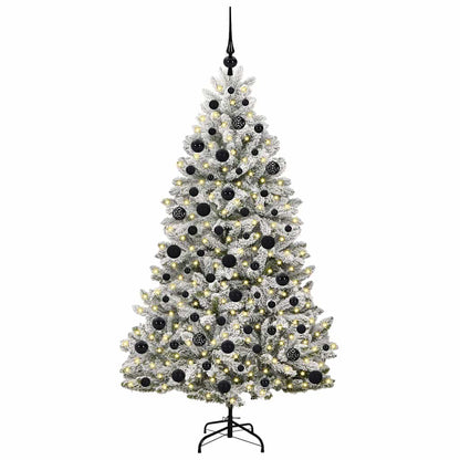 Künstlicher Weihnachtsbaum 180 cm 300 LEDs Warmes Weiß