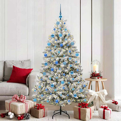 Künstlicher Weihnachtsbaum 180 cm 300 LEDs Warmes Weiß