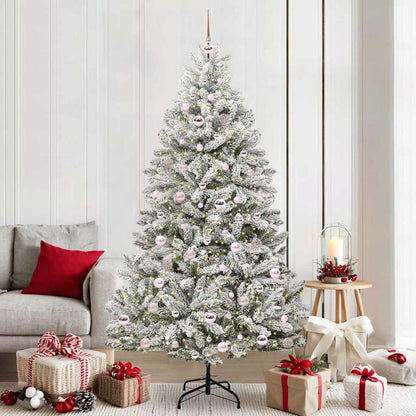 Künstlicher Weihnachtsbaum 210 cm 300 LEDs Warmes Weiß