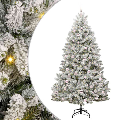 Künstlicher Weihnachtsbaum 210 cm 300 LEDs Warmes Weiß