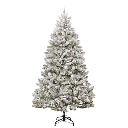 Künstlicher Weihnachtsbaum 210 cm 300 LEDs Warmes Weiß
