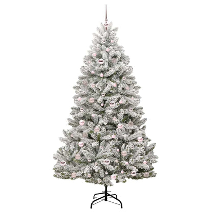 Künstlicher Weihnachtsbaum 210 cm 300 LEDs Warmes Weiß