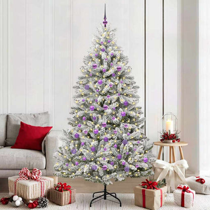 Künstlicher Weihnachtsbaum 210 cm 300 LEDs Warmes Weiß