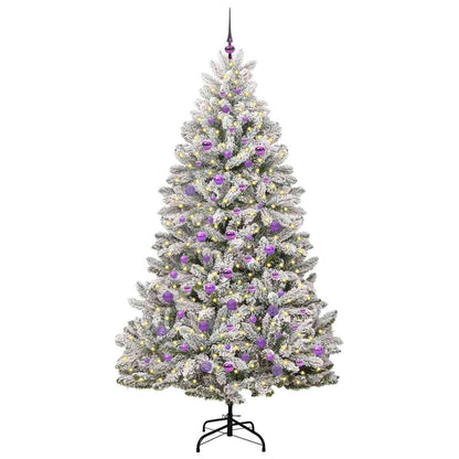 Künstlicher Weihnachtsbaum 210 cm 300 LEDs Warmes Weiß