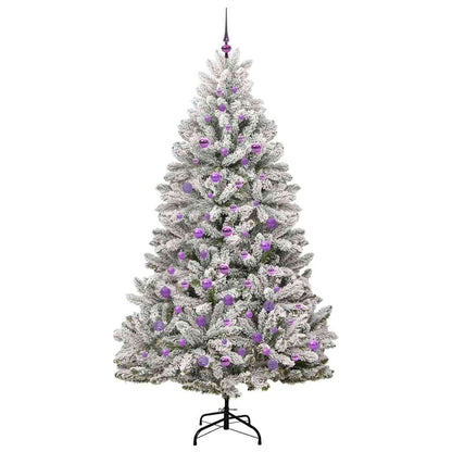 Künstlicher Weihnachtsbaum 210 cm 300 LEDs Warmes Weiß