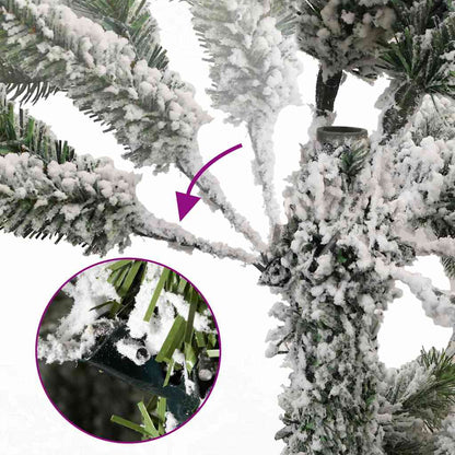 Künstlicher Weihnachtsbaum 210 cm 300 LEDs Warmes Weiß