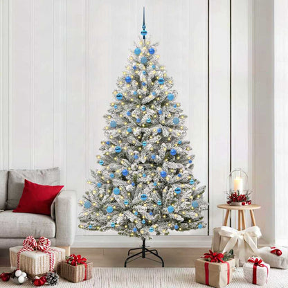 Künstlicher Weihnachtsbaum 210 cm 300 LEDs Warmes Weiß