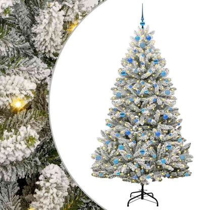 Künstlicher Weihnachtsbaum 210 cm 300 LEDs Warmes Weiß