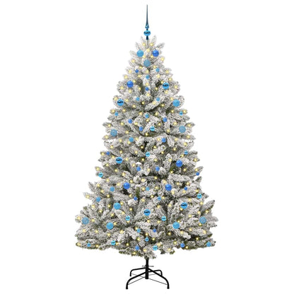 Künstlicher Weihnachtsbaum 210 cm 300 LEDs Warmes Weiß