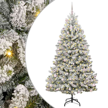 Künstlicher Weihnachtsbaum 240 cm 300 LEDs Warmes Weiß