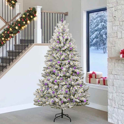 Künstlicher Weihnachtsbaum 240 cm 300 LEDs Warmes Weiß