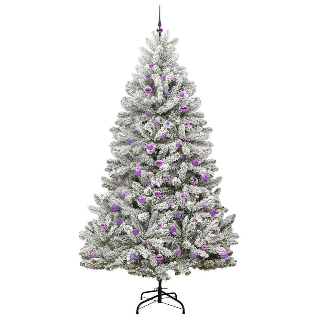Künstlicher Weihnachtsbaum 240 cm 300 LEDs Warmes Weiß