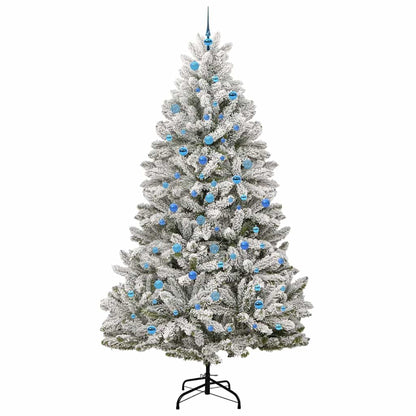 Künstlicher Weihnachtsbaum 240 cm 300 LEDs Warmes Weiß