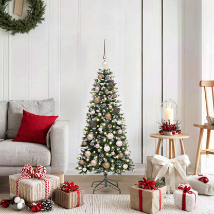 Künstlicher Weihnachtsbaum Grün 120 cm PVC, Plastik und Stahl