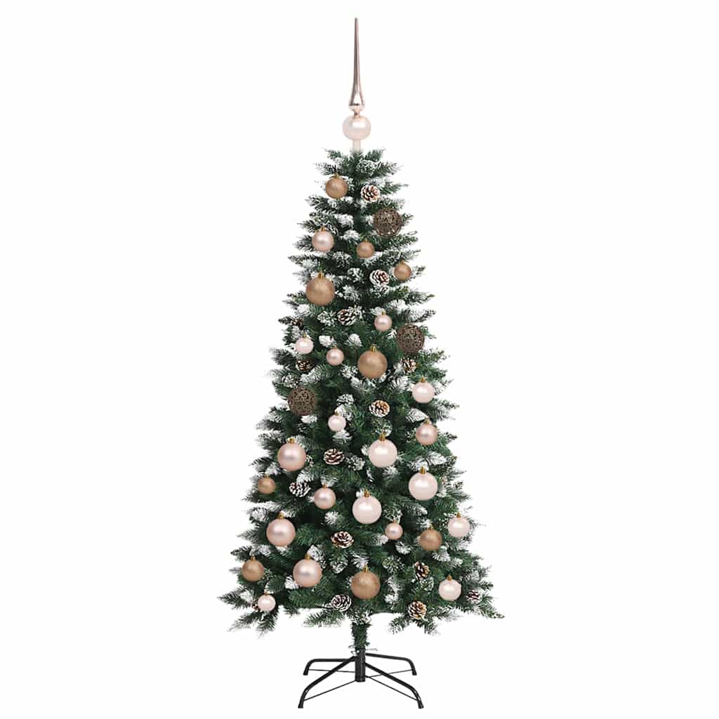 Künstlicher Weihnachtsbaum Grün 120 cm PVC, Plastik und Stahl
