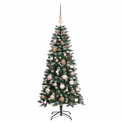Künstlicher Weihnachtsbaum Grün 120 cm PVC, Plastik und Stahl