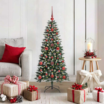 Künstlicher Weihnachtsbaum Grün 120 cm PVC, Plastik und Stahl