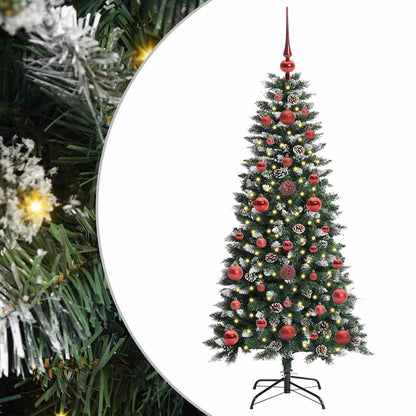 Künstlicher Weihnachtsbaum Grün 120 cm PVC, Plastik und Stahl
