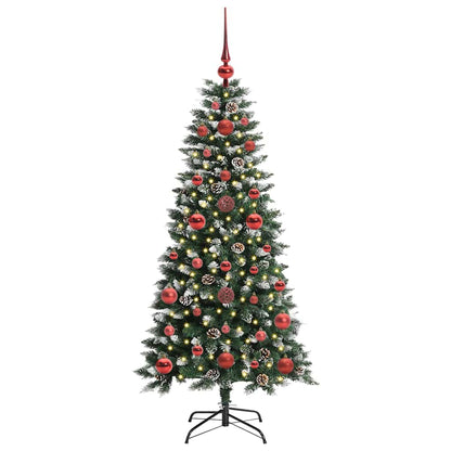 Künstlicher Weihnachtsbaum Grün 120 cm PVC, Plastik und Stahl