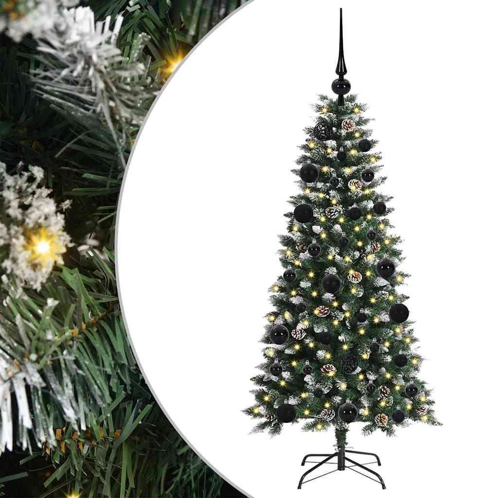 Künstlicher Weihnachtsbaum Grün 120 cm PVC, Plastik und Stahl