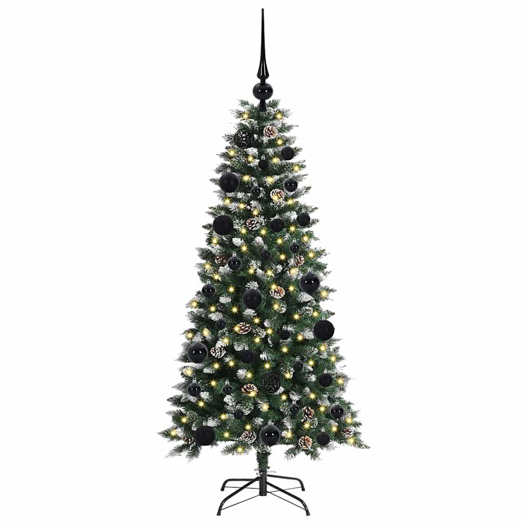 Künstlicher Weihnachtsbaum Grün 120 cm PVC, Plastik und Stahl