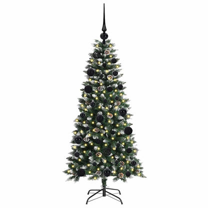 Künstlicher Weihnachtsbaum Grün 120 cm PVC, Plastik und Stahl