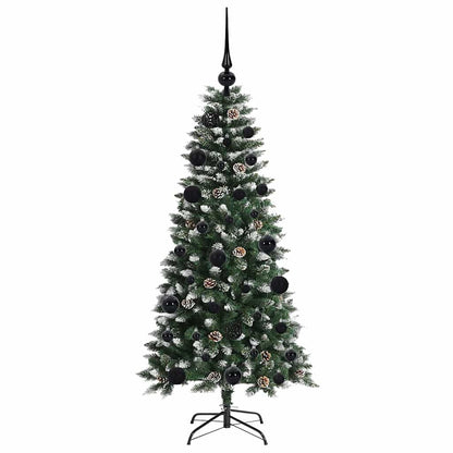 Künstlicher Weihnachtsbaum Grün 120 cm PVC, Plastik und Stahl