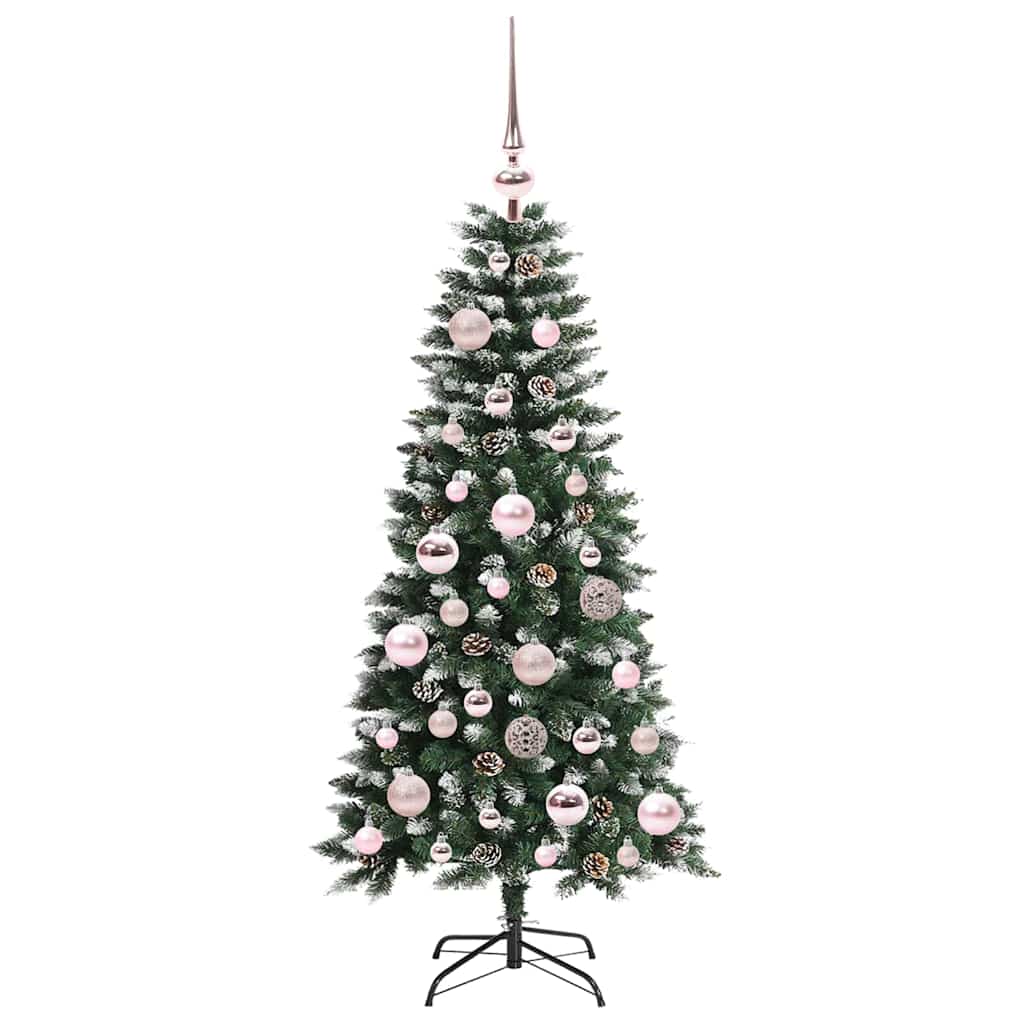 Künstlicher Weihnachtsbaum Grün 120 cm PVC, Plastik und Stahl